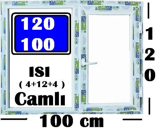 120 X 100 ISICAMLI PVC 